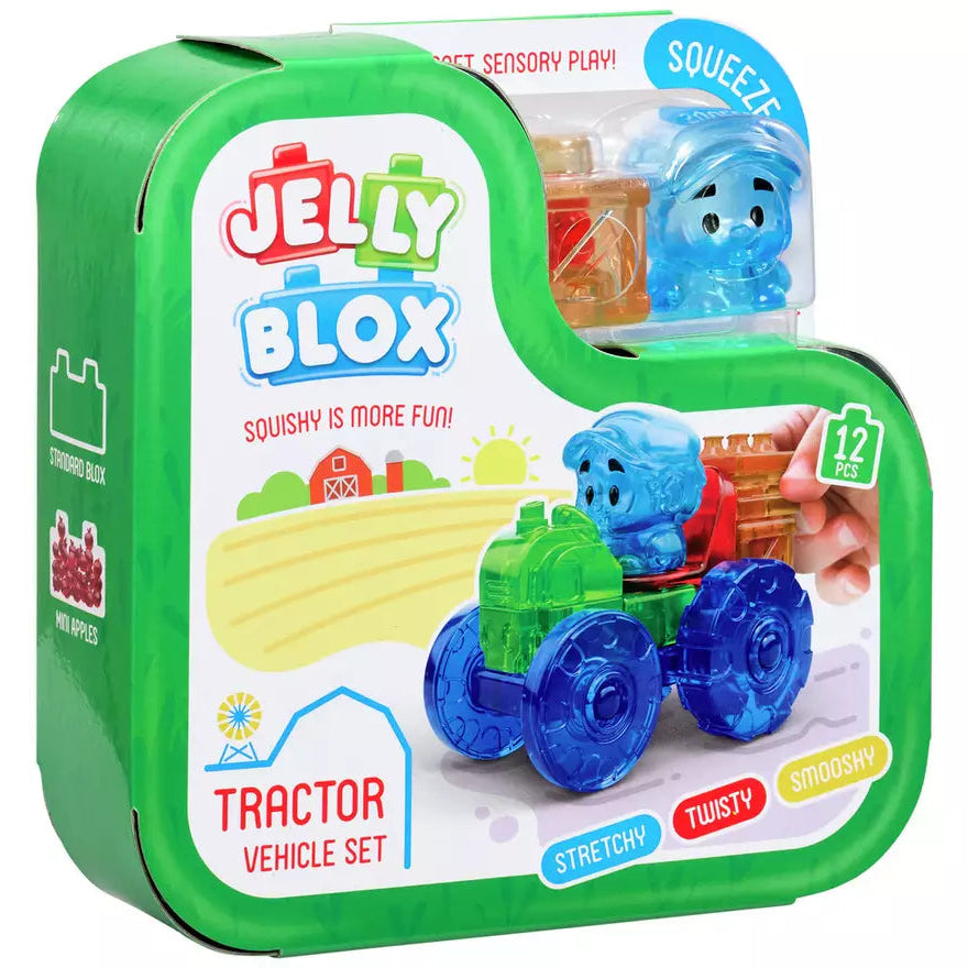 جيلي بلوكس مجموعة مركبات الجرارات المكعبات الكبيرة Jelly Blox