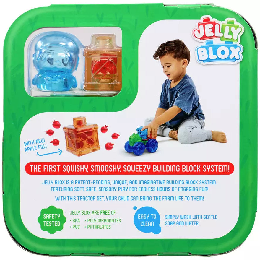 جيلي بلوكس مجموعة مركبات الجرارات المكعبات الكبيرة Jelly Blox