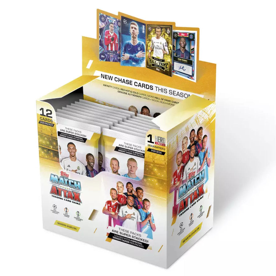 ماتش أتاكس بطاقات دوري أبطال اوروبا 2025/2024 (كرت واحد) العاب البطاقات Match Attax