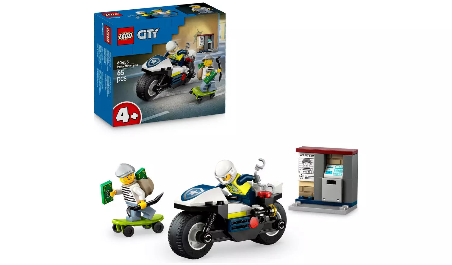 ليجو 60455 سيتي شرطة نارية للشرطة مكعبات التركيب LEGO