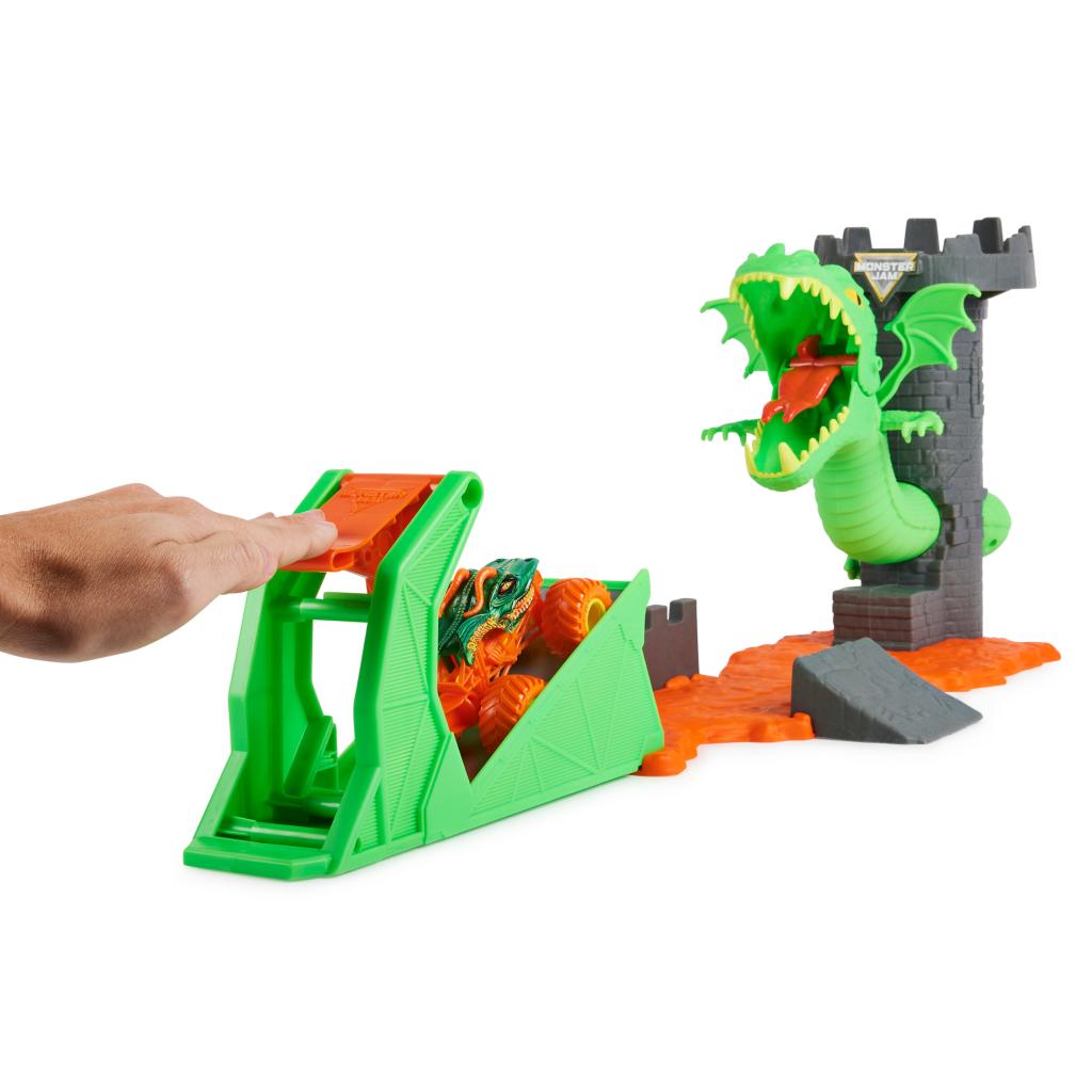 مونستر جام لعب مبارزة التنين مع شاحنة مركبات مع مسار Monster Jam