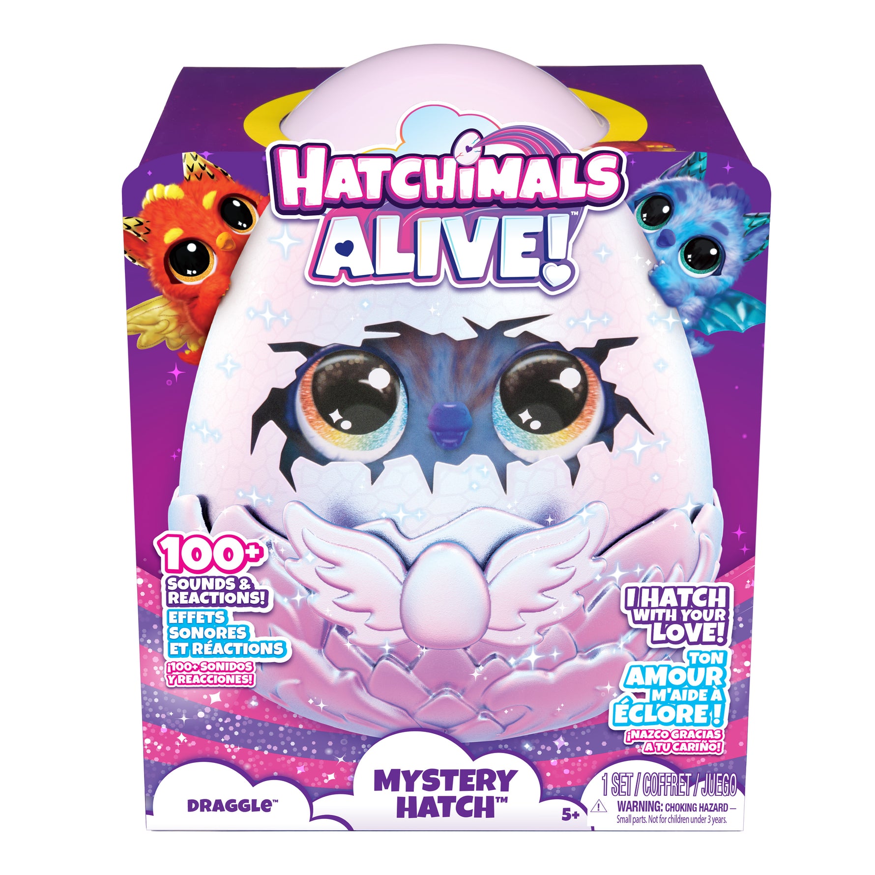 هاتشيمالز اللايف بيضة دراجل القطنية الالعاب القطنية Hatchimals