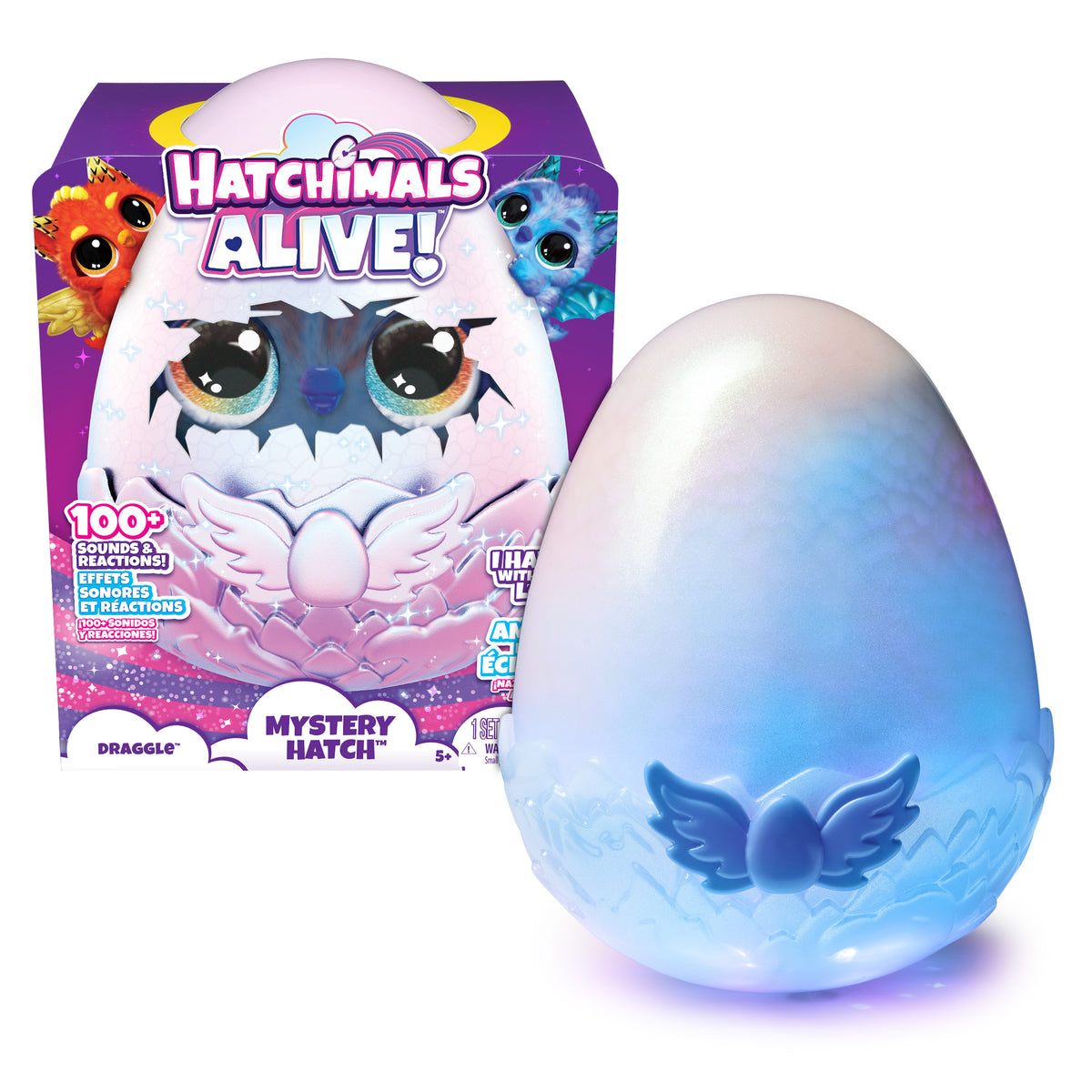 هاتشيمالز اللايف بيضة دراجل القطنية الالعاب القطنية Hatchimals