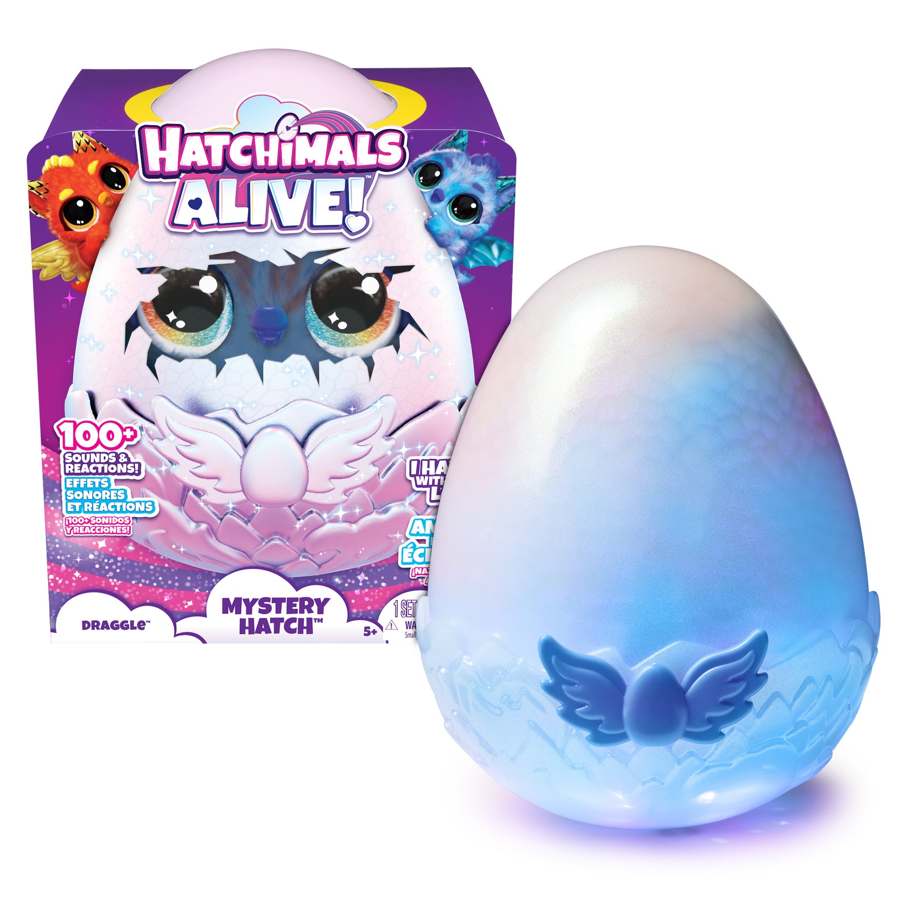 هاتشيمالز اللايف بيضة دراجل القطنية الالعاب القطنية Hatchimals