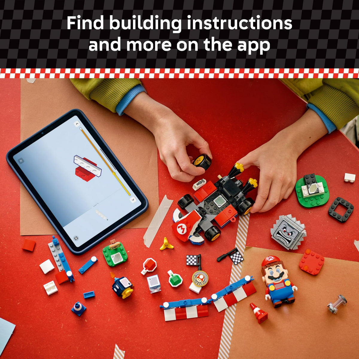 ليجو 72043 سوبر ماريو سيارة الكارت القياسية مكعبات التركيب LEGO