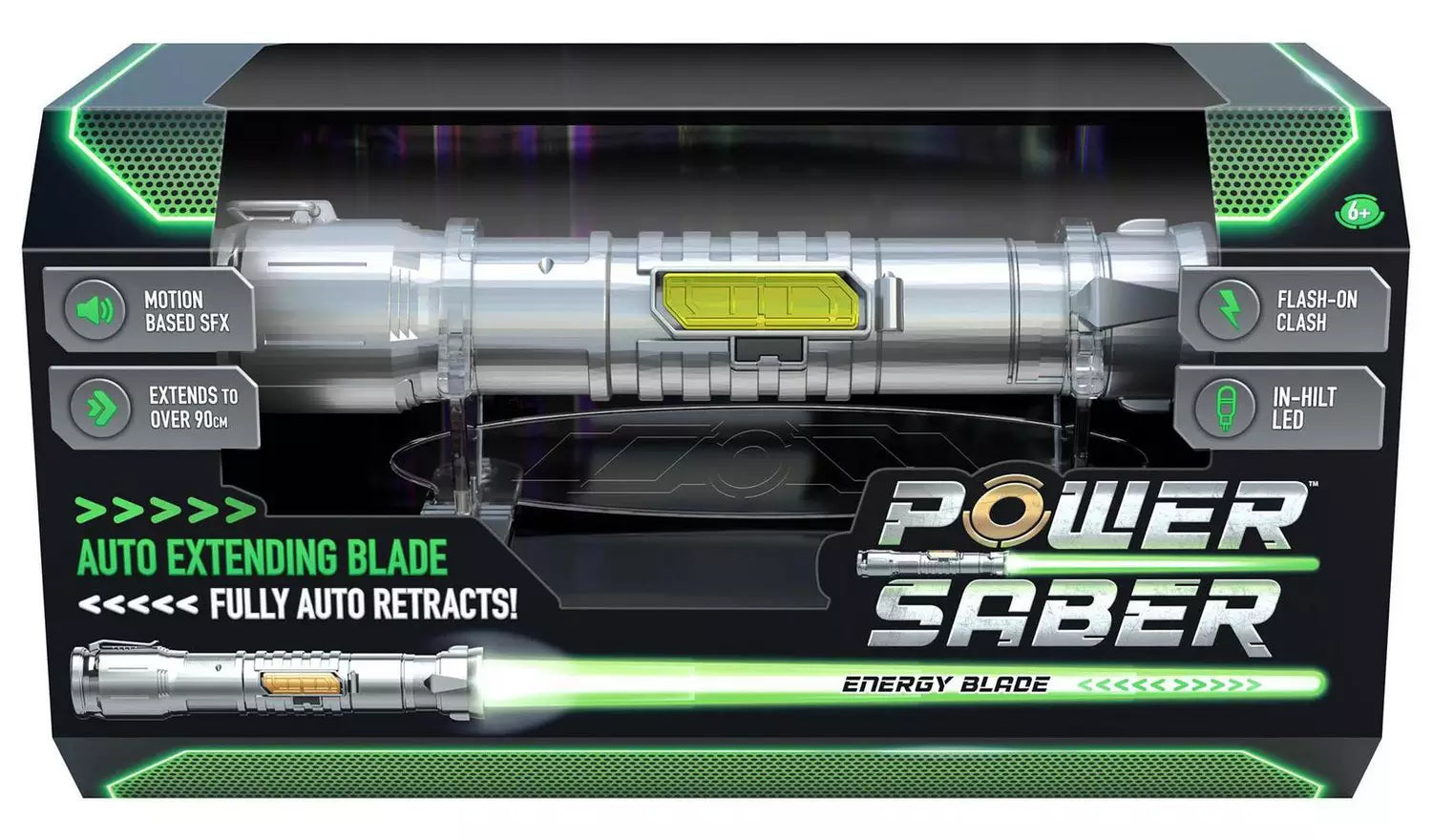 لعبة سيف الطاقة أخضر قابل للتمدد والانكماش تقمص الأدوار Power Saber