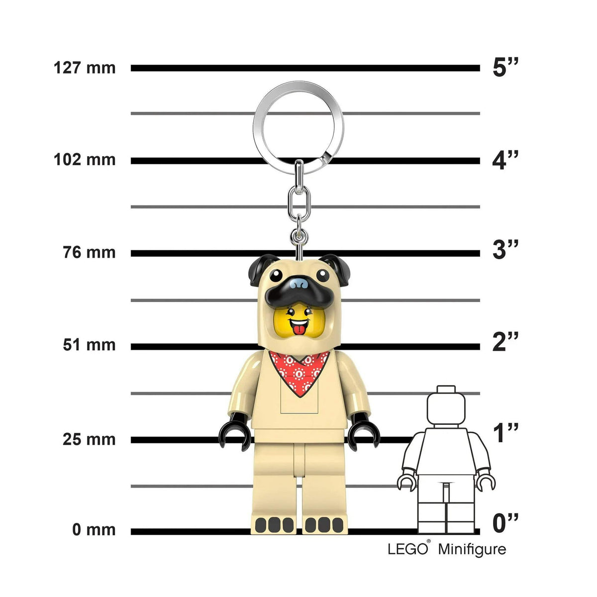 ليجو اي كيو سلسلة مفاتيح جرو بيج مكعبات التركيب LEGO