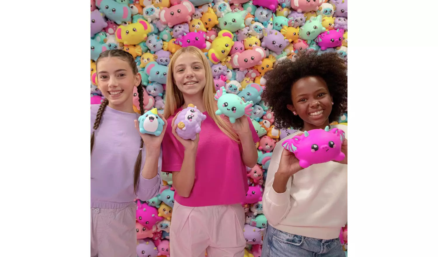 سموشزيز دمية لوفزيس 12 سم اشكال متنوعة التمدد والضغط Smooshzees