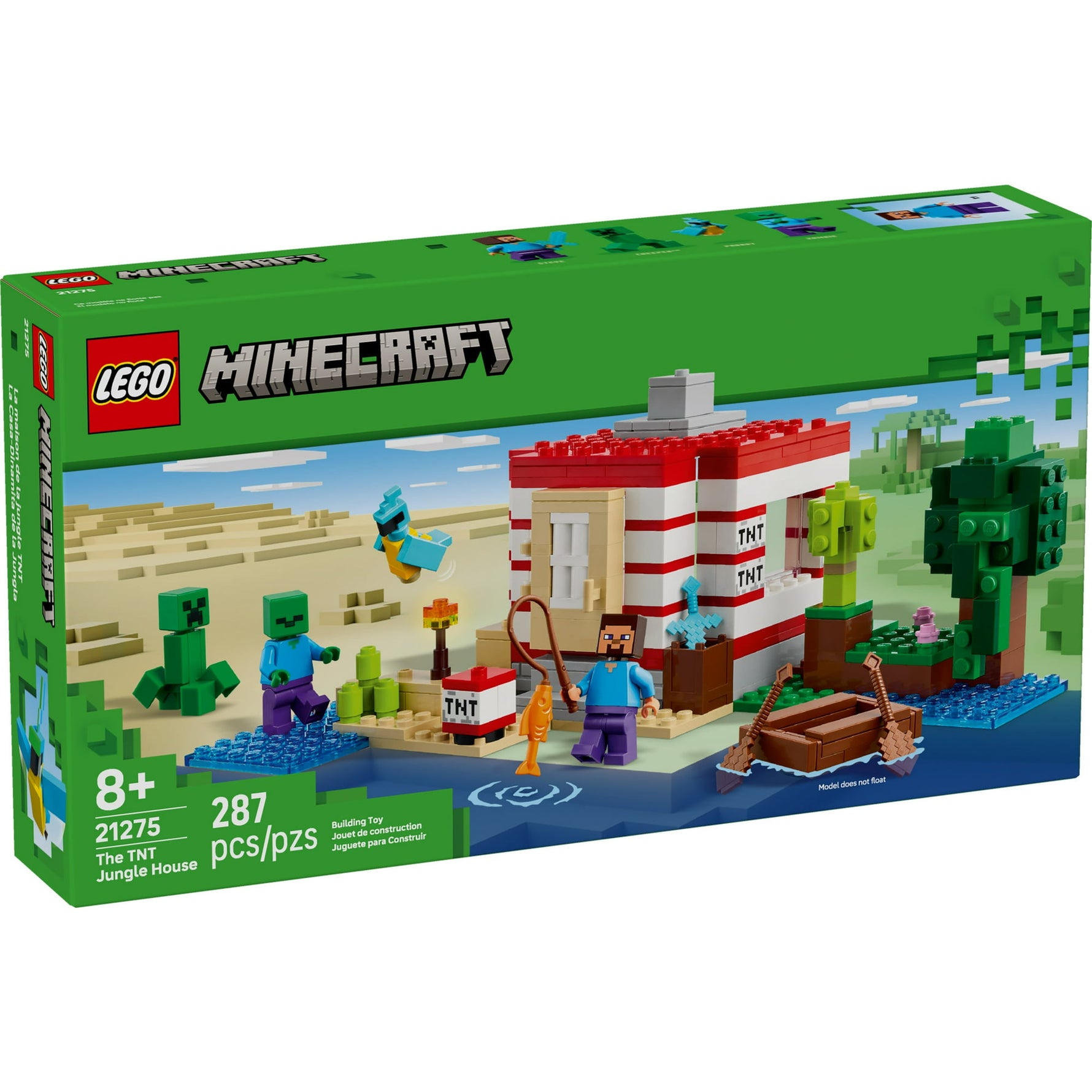 ليجو 21275 ماين كرافت منزل الغابة مكعبات التركيب LEGO