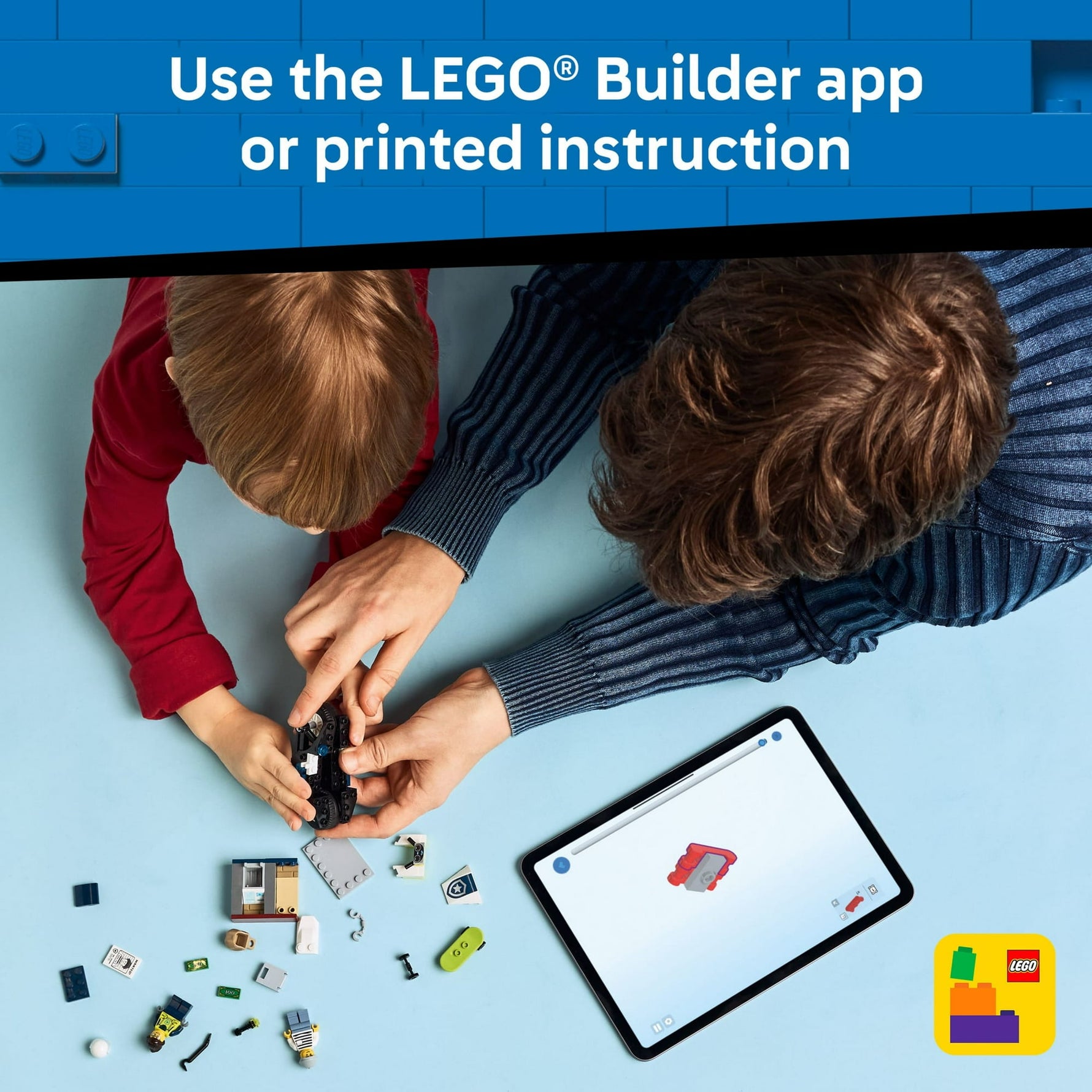 ليجو 60455 سيتي دراجة مطاردة الشرطة مكعبات التركيب LEGO