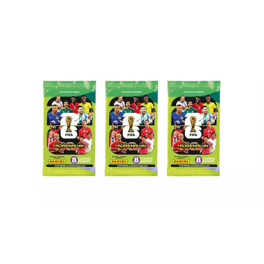 ادرينالين بانيني بطاقات إكس إل كأس العالم 26 بطاقة العاب البطاقات PANINI