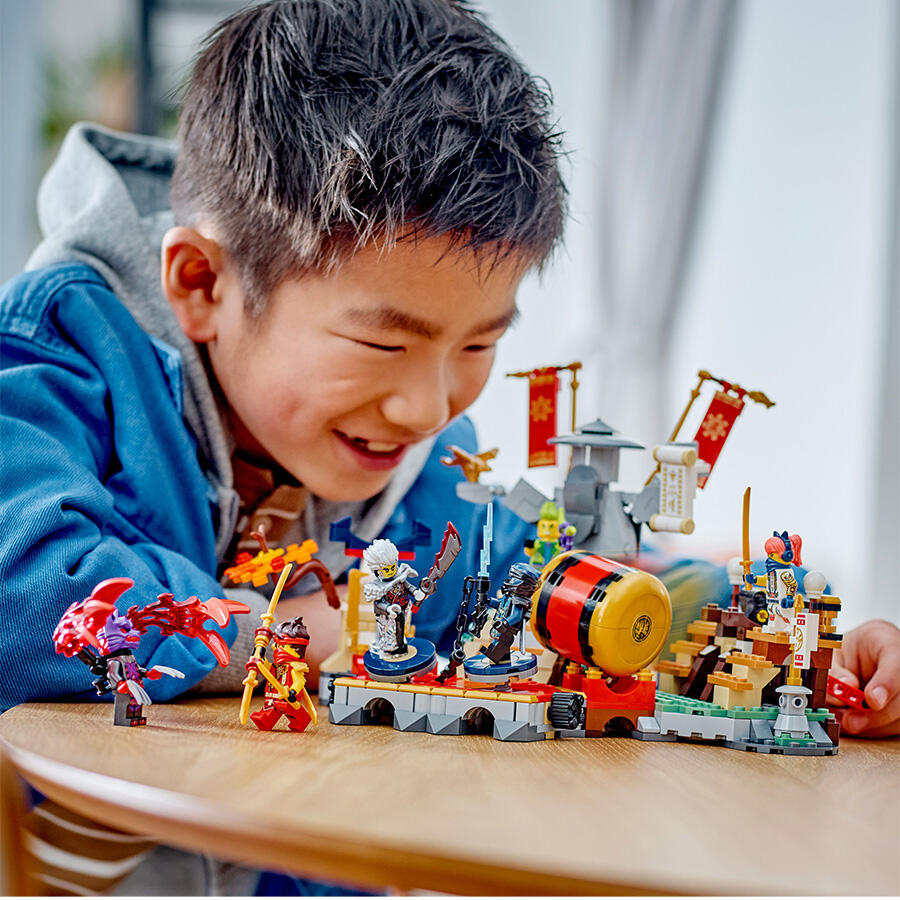 ليجو نينجاغو لعبة بطولة باتل أرينا مكعبات التركيب LEGO