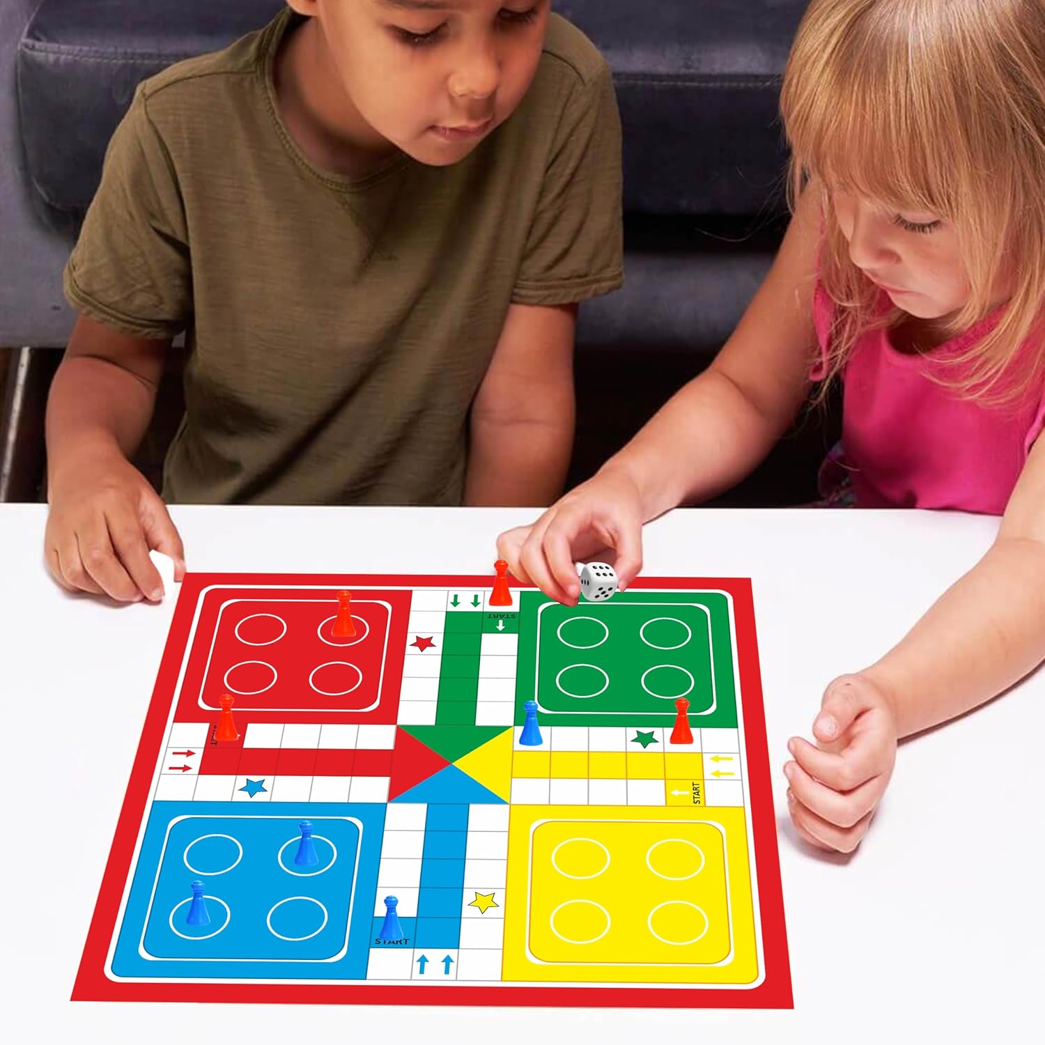 انكيت تويز لعبة الشطرنج ولودو 2 في 1 العاب لوحية Ankit toys