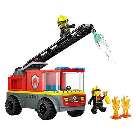 ليجو 60463 سيتي شاحنة إطفاء مع سلم مكعبات التركيب LEGO