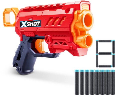 اكس شوت مسدس مايكرو بلاستر ألعاب الأكشن Zuru