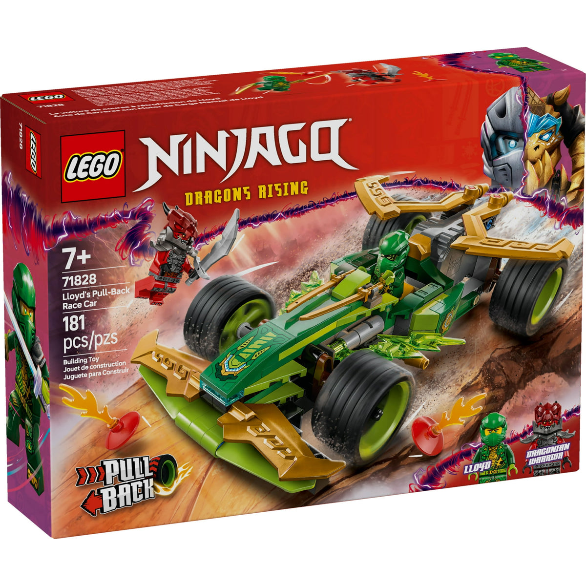 ليجو 71828 نينجاغو سيارة سباق لويدز مكعبات التركيب LEGO