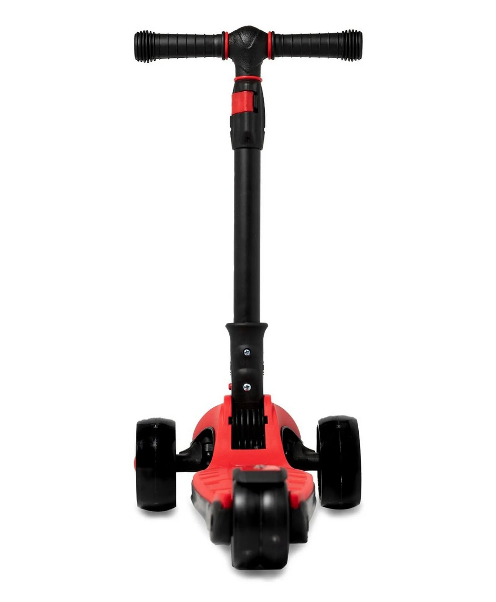 تايني ويل سكوتر أحمر و أسود 3 كفرات قابل للطي سكوتر 3 عجلات Tiny Wheel