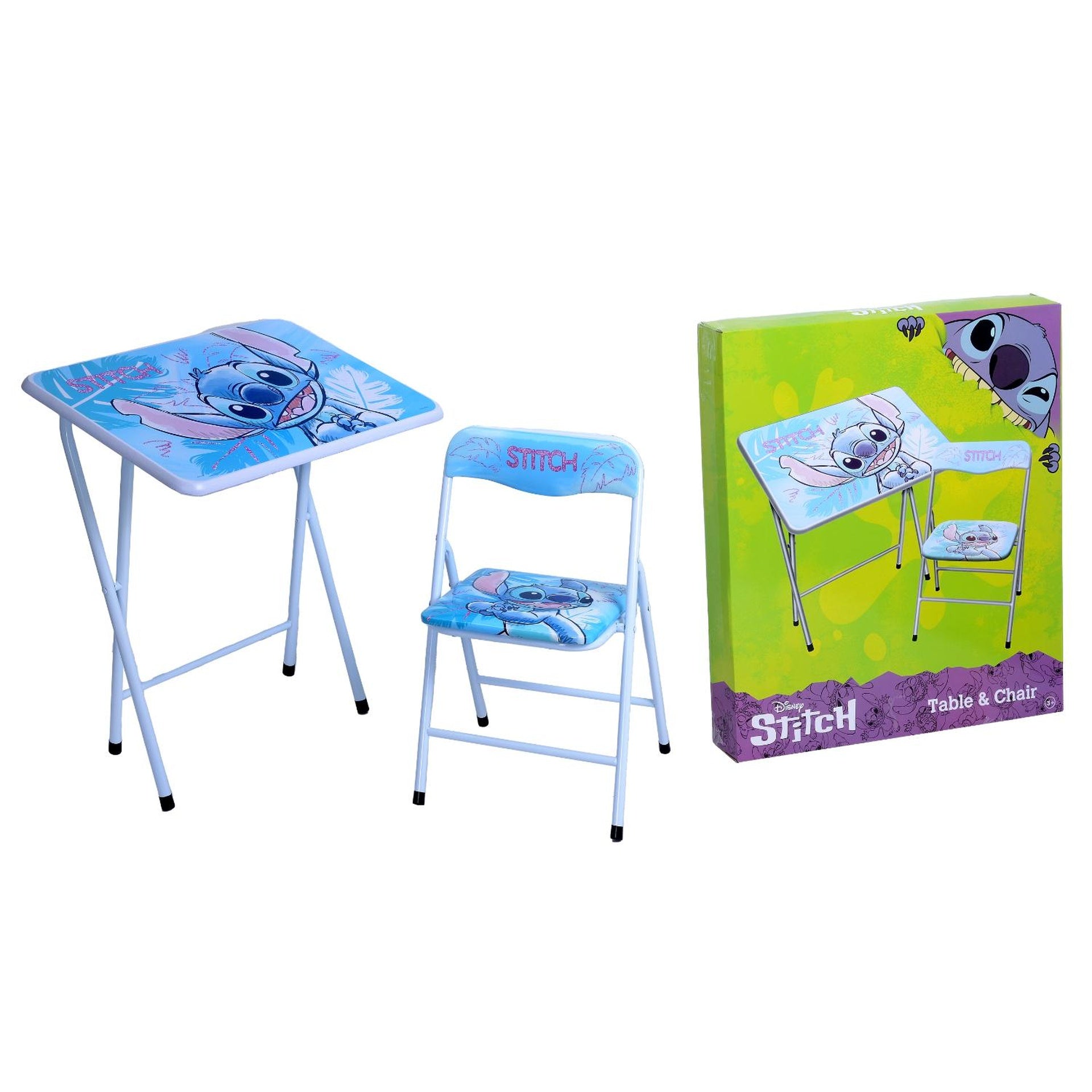 ديزني ستيتش طقم طاولة وكرسي تعليمي تفاعلي Disney