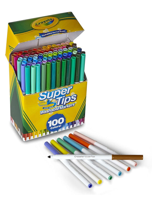 كرايولا أقلام تلوين 100 قطعة رسم و تلوين Crayola
