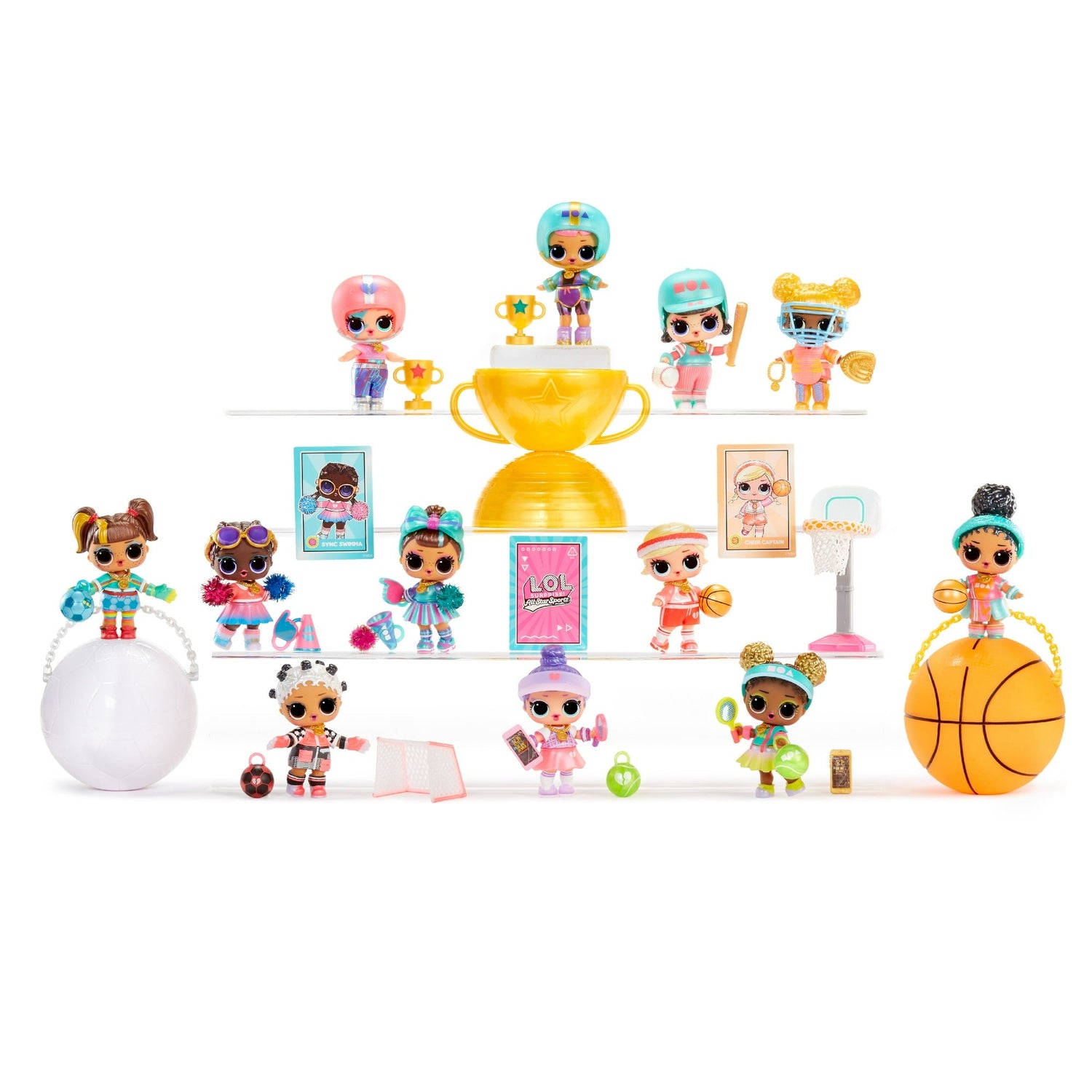 ال او ال سربرايز بيضة مفاجأة ستار سبورتس فولت توت المجسمات LOL Surprise