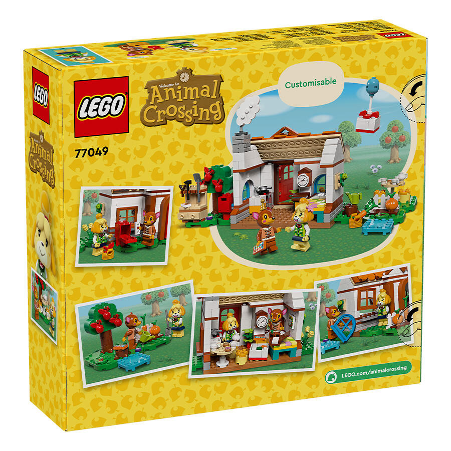 لبجو انيمال كروسينج لعبة مكعبات بناء منزل ايزابيل مكعبات التركيب LEGO