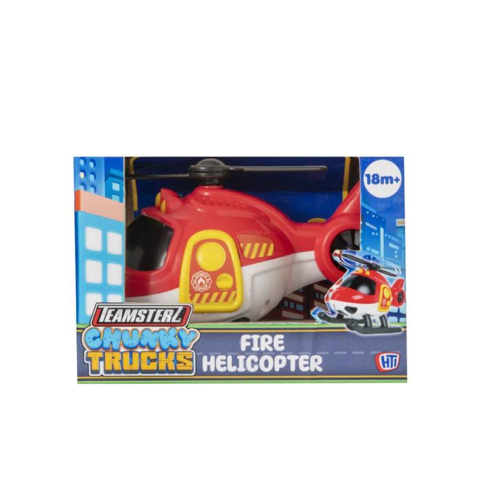 تيمسترز طائرة هليكوبتر الإطفاء مركبات الأطفال Teamsterz