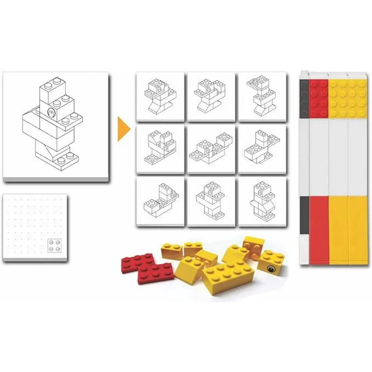 ليجو 53466 لعبة ألادوات المكتبية إلابداعية رسم و تلوين LEGO