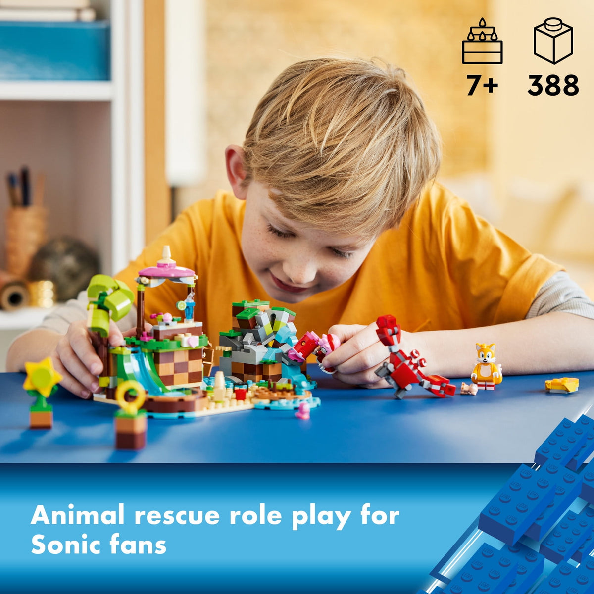 ليجو 76992 سونيك جزيرة إنقاذ الحيوانات مكعبات التركيب LEGO