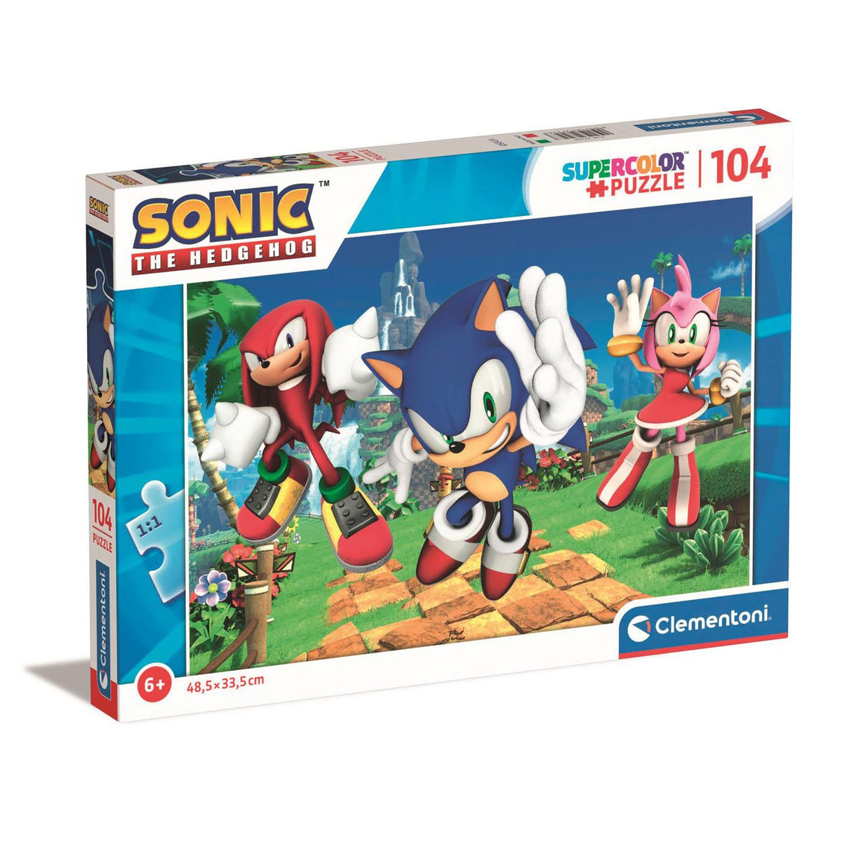 كلمنتوني بازل سونيك 104 قطعة العاب البزل Sonic