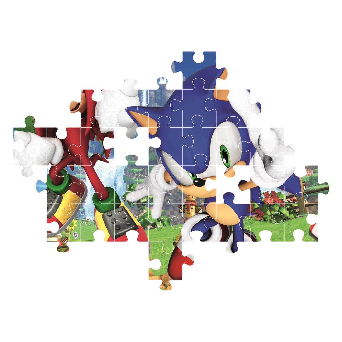 كلمنتوني بازل سونيك 104 قطعة العاب البزل Sonic