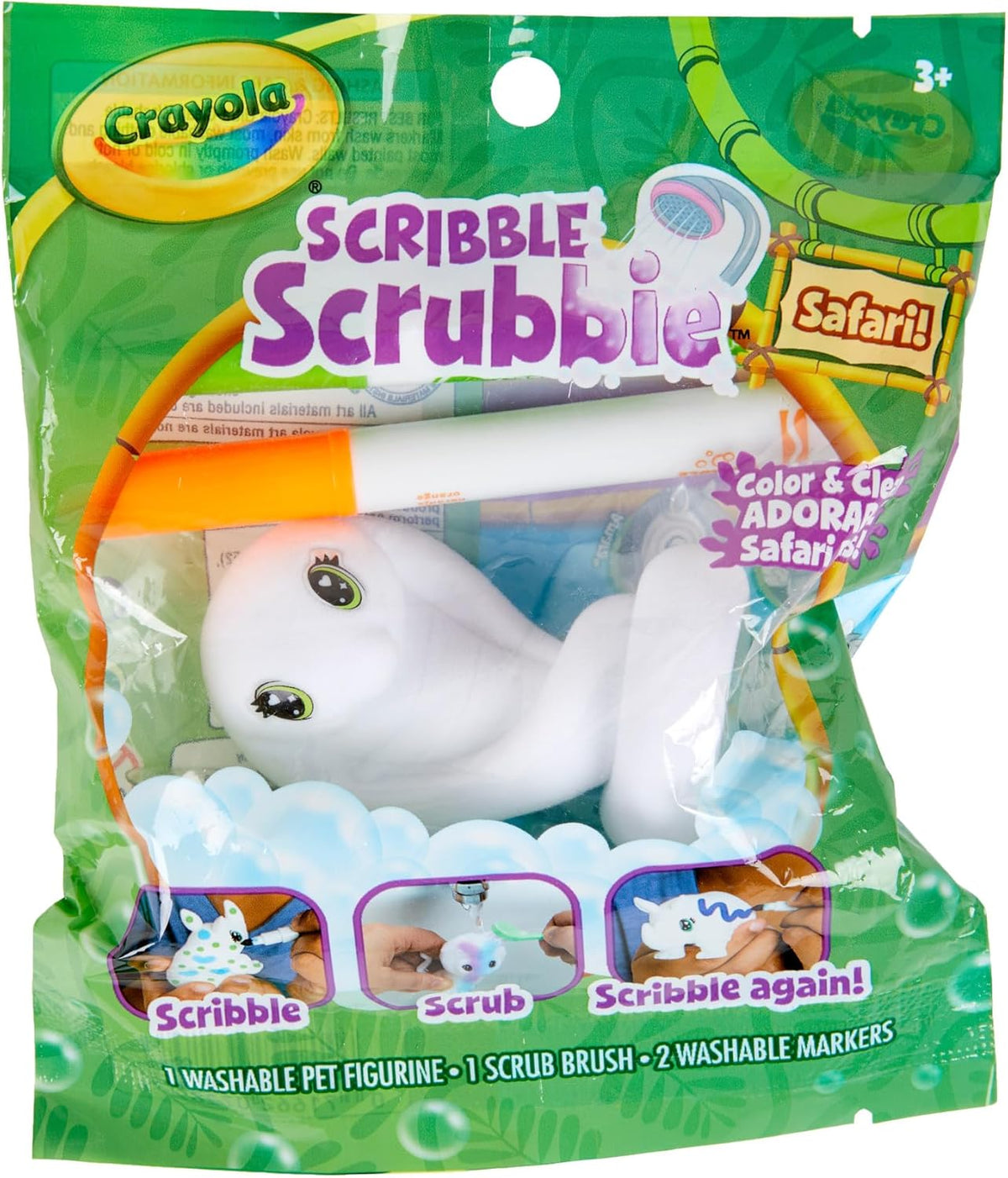 كرايولا قيراط خربشة سكروبي سفاري رسم و تلوين Crayola