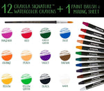 كرايولا قلم تلوين مائي 12 قطعة رسم و تلوين Crayola