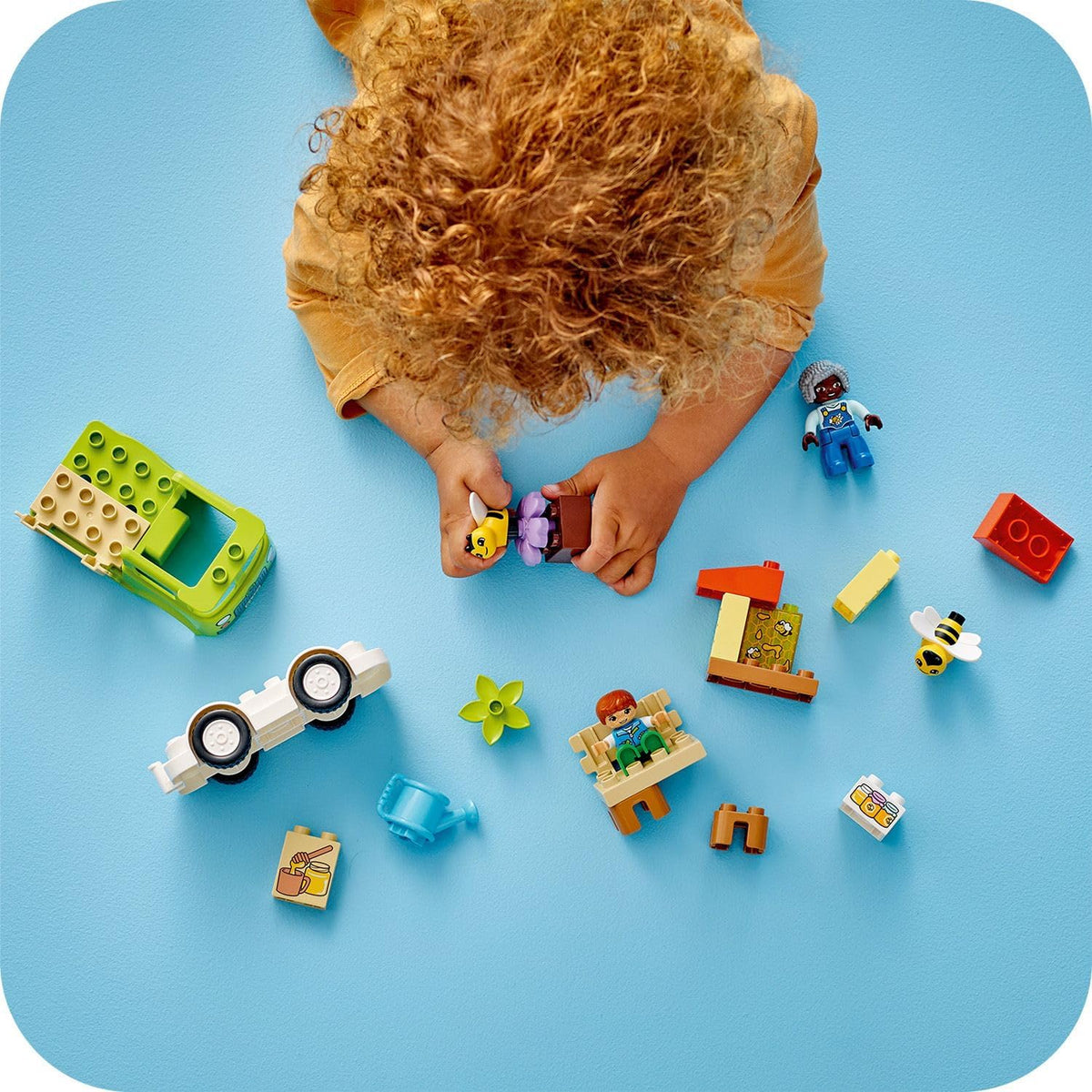ليجو 10419 دبلو العناية بالنحل وخلايا النحل مكعبات التركيب LEGO