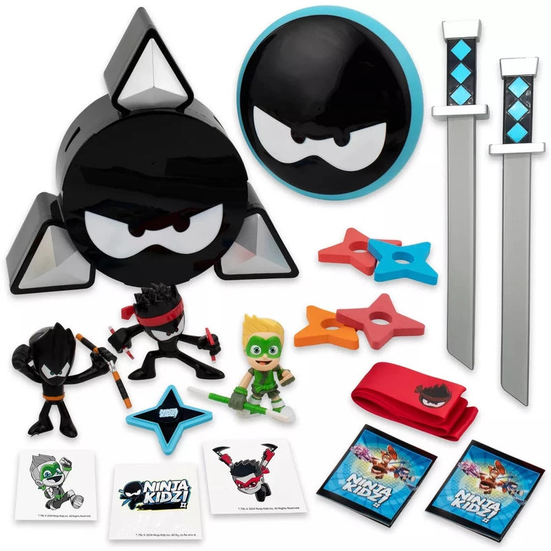 نينجا كيدز مجموعة المحارب الغامض المجسمات Ninja Kidz