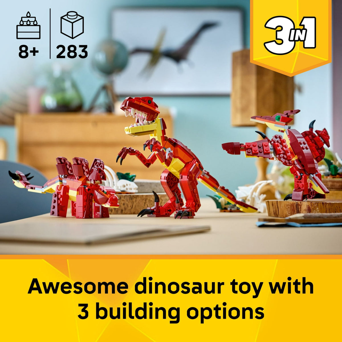 ليجو 31385 كريتور الديناصور الشرس مكعبات التركيب LEGO