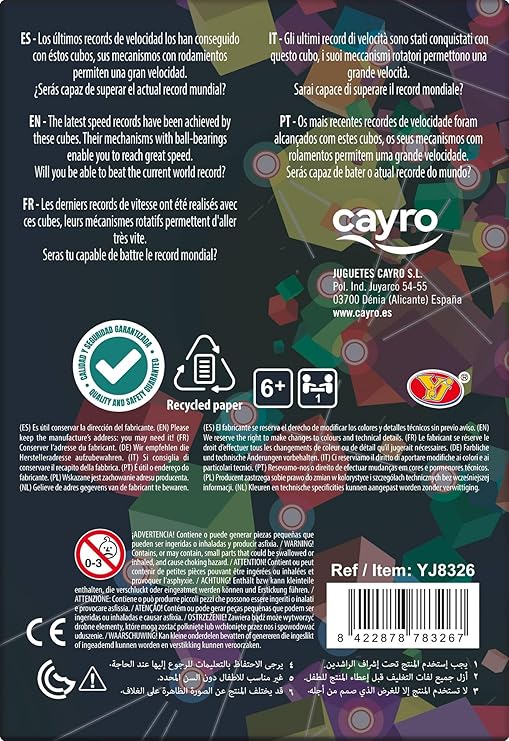 كايرو لعبة مكعب ألغاز 3 × 3 العاب لوحية Cayro