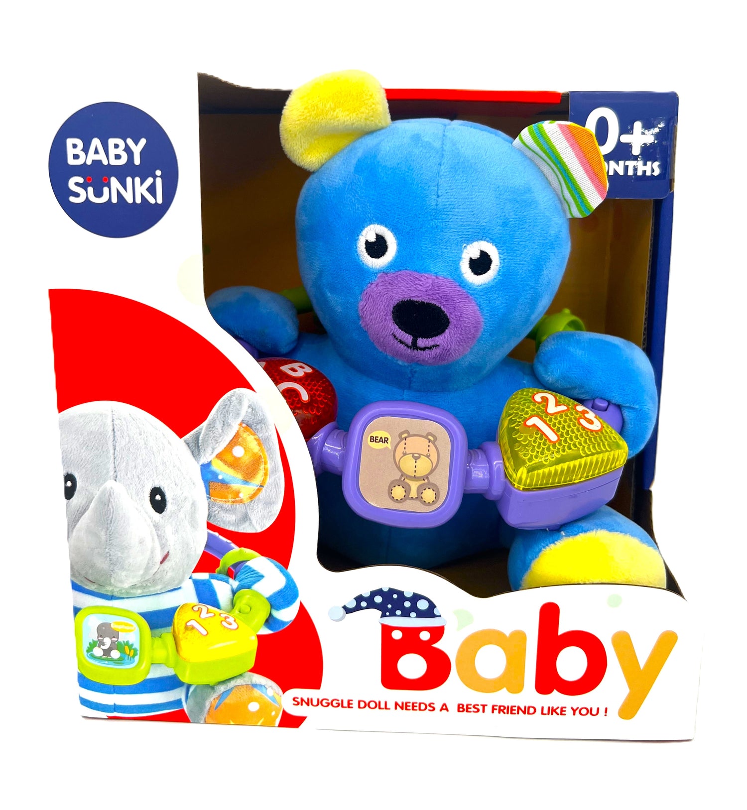 بيبي سانكي الدب مع أصوات مواليد تفاعلي Baby Sunki