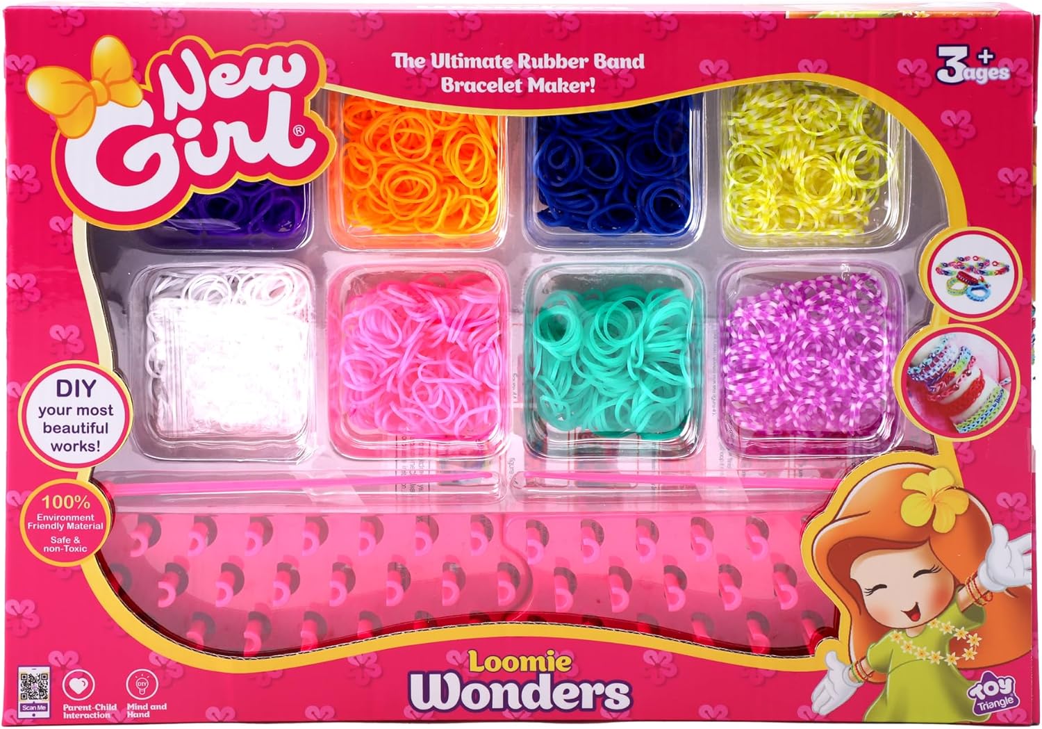 نيو جيرل صانع أساور مطاطية الخرز والاكسسوارات NewBoy