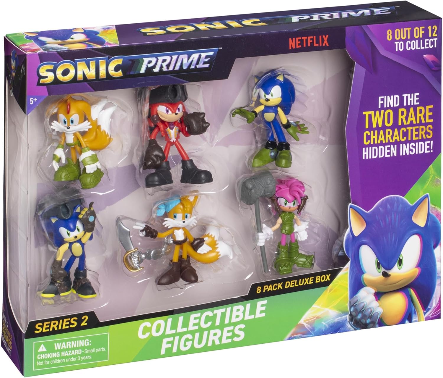 سونيك مجسم شخصيات 8 قطع شخصيات كرتونية Sonic