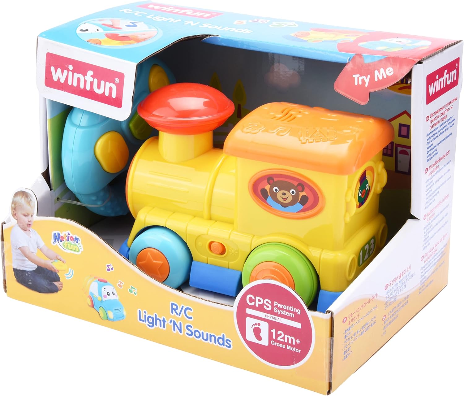 وين فن قطار ريموت كنترول مركبات الأطفال WinFun