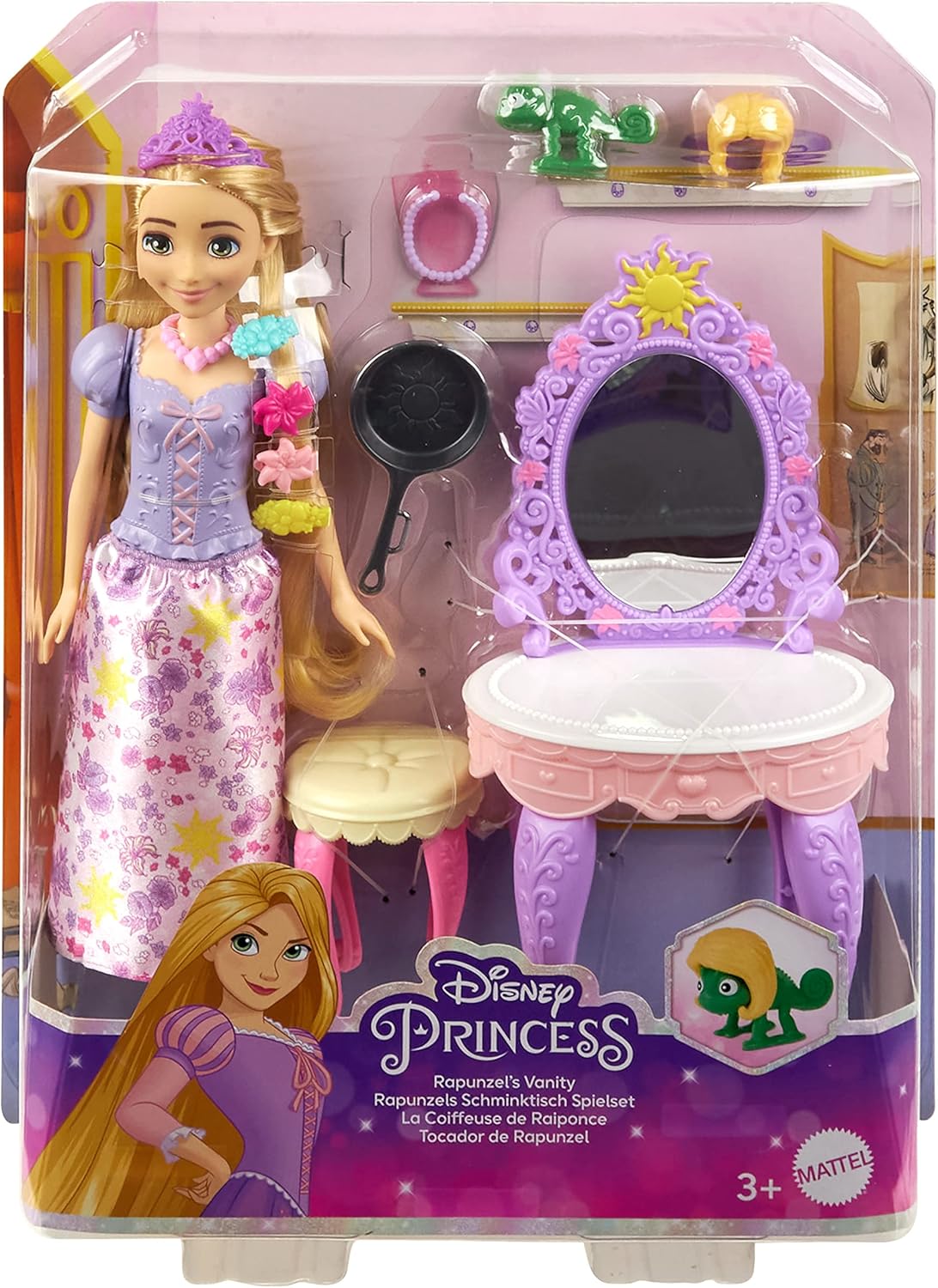 ديزني برينسس دمية الاميرة رابونزيل دمية مع اكسسوارات Disney