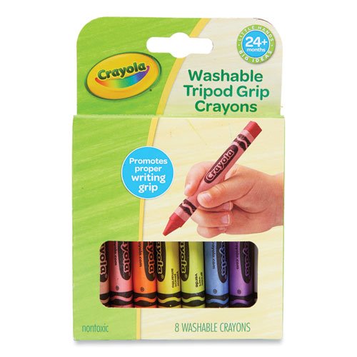 كرايولا اقلام تلوين ثلاثية القوائم قابلة للغسل رسم و تلوين Crayola