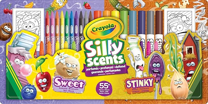 كرايولا مجموعة أنشطة تلوين سويت اند ستينكي رسم و تلوين Crayola