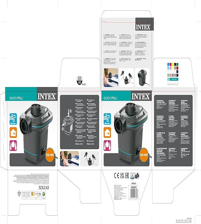 انتكس مضخة هواء كهربائيه اكسسوارات المسابح Intex