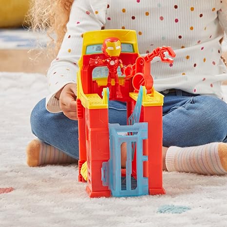 سبايدي العاب ستارك تاور مع مجسم ايرون مان شخصيات كرتونية Marvel