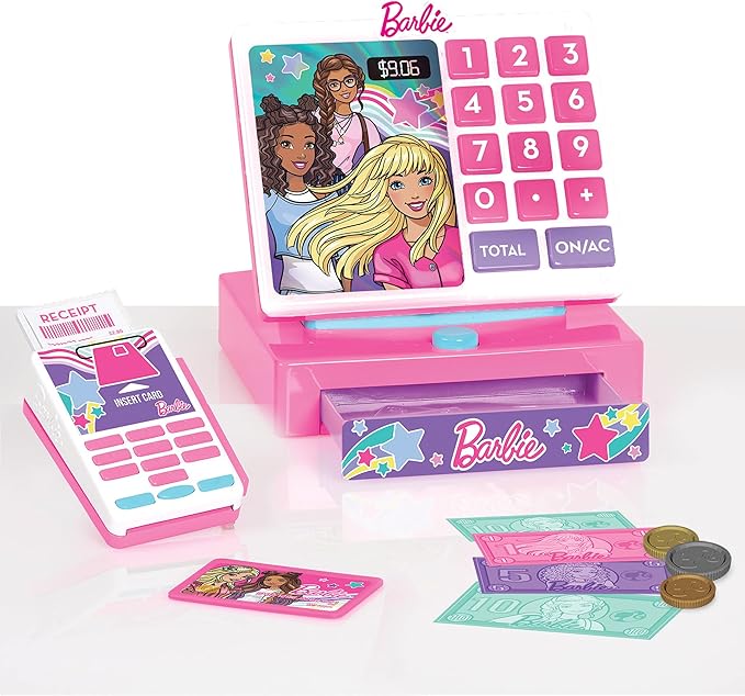 باربي ماكينة تسجيل المدفوعات النقدية تقمص الأدوار Barbie
