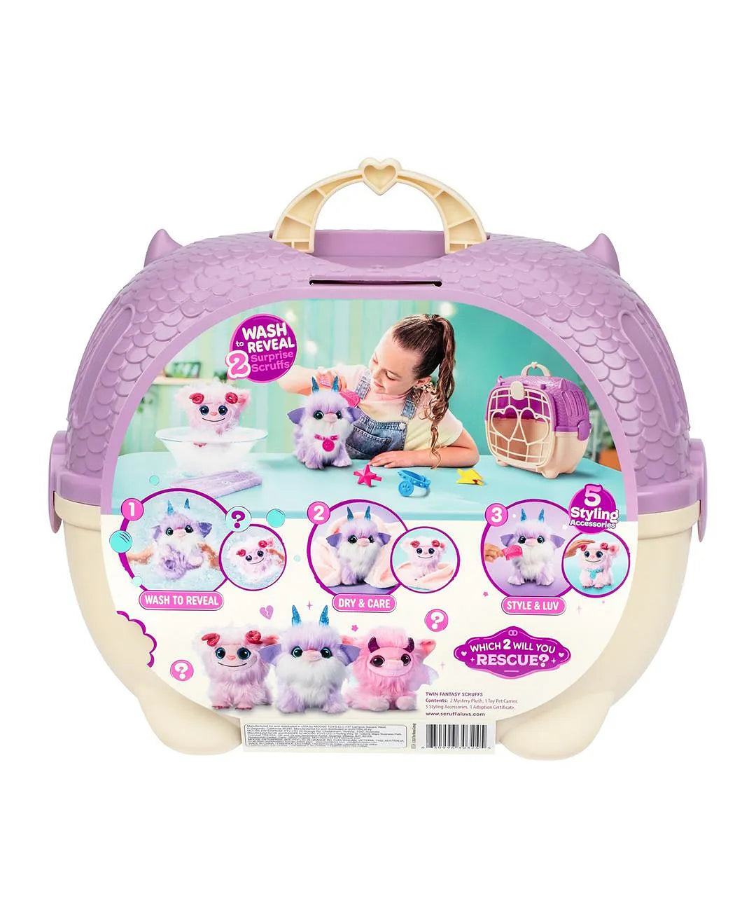 سكراف اي لوفز لعبة توين فانتسي سكراف الالعاب القطنية Scruff-A-Luvs