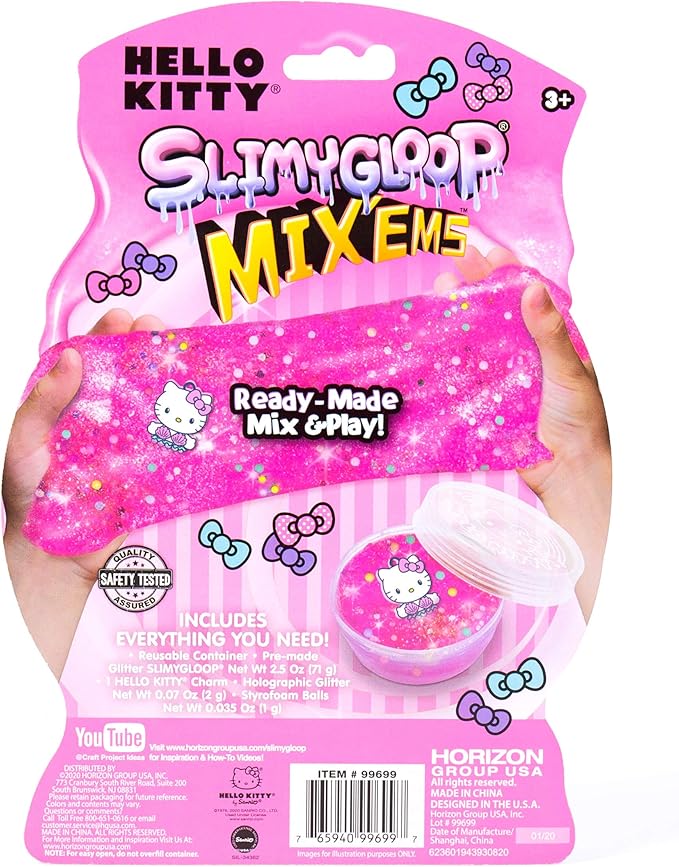 هيلو كيتي سلايم تايم للحرف اللامعة سلايم HELLO KITTY