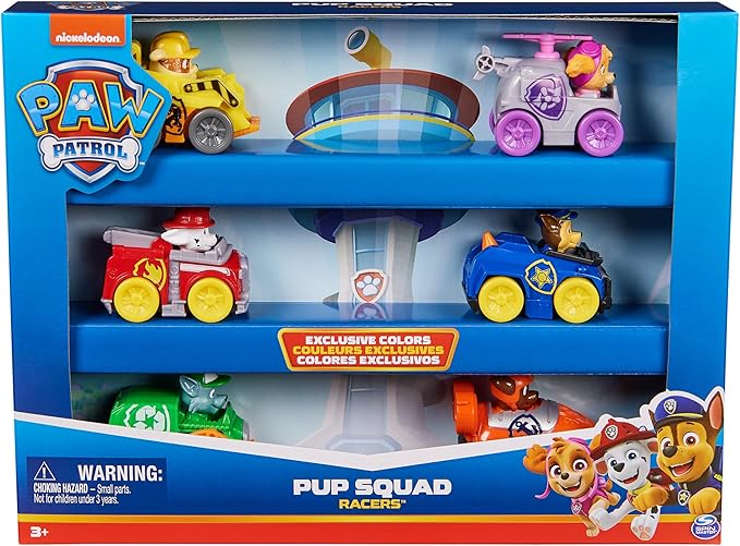 باو باترول سيارت بوب سكواد ريسرز 6 قطع مركبات الأطفال Paw Patrol