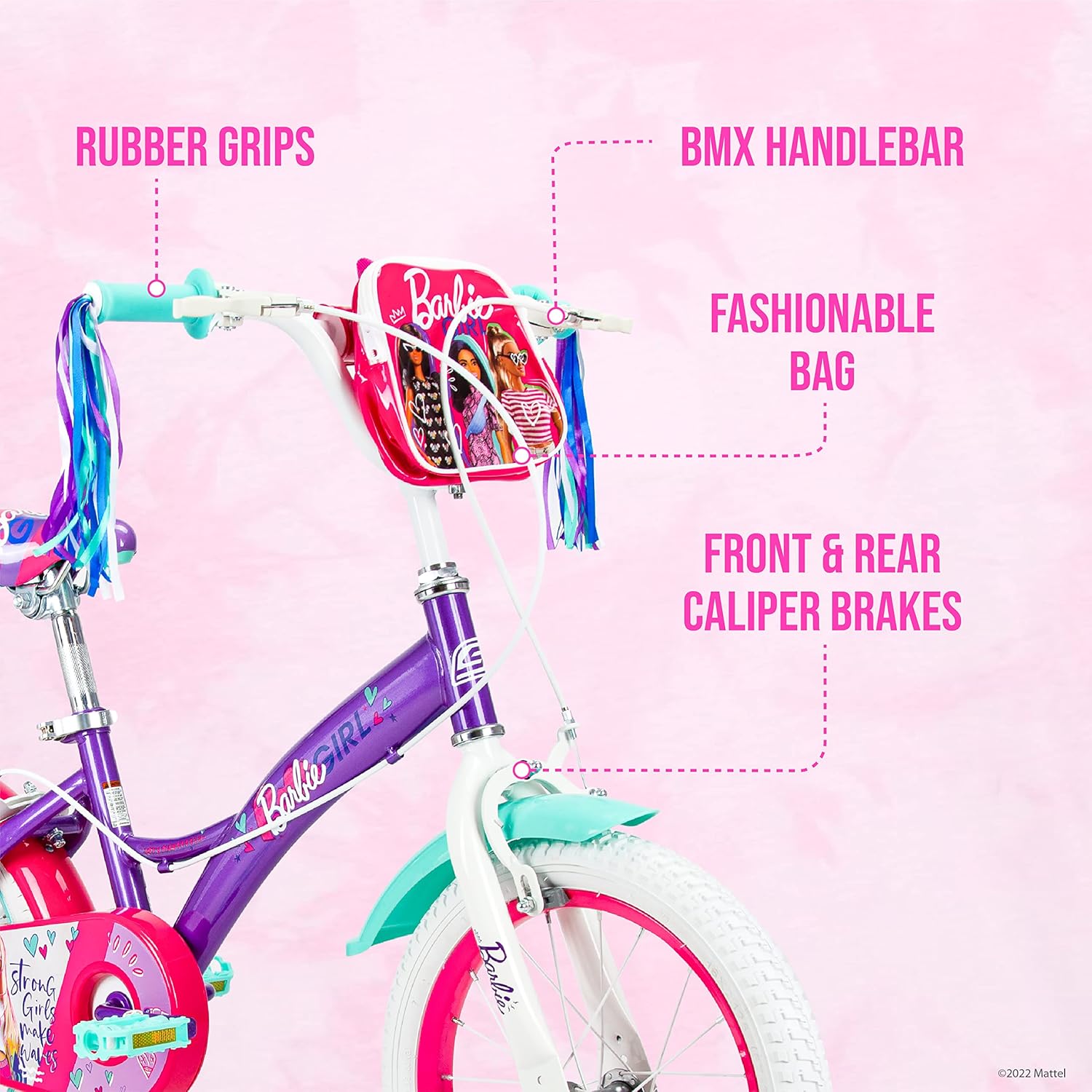 سبارتان دراجة باربي مقاس 12 دراجة 2 عجلة SPARTAN